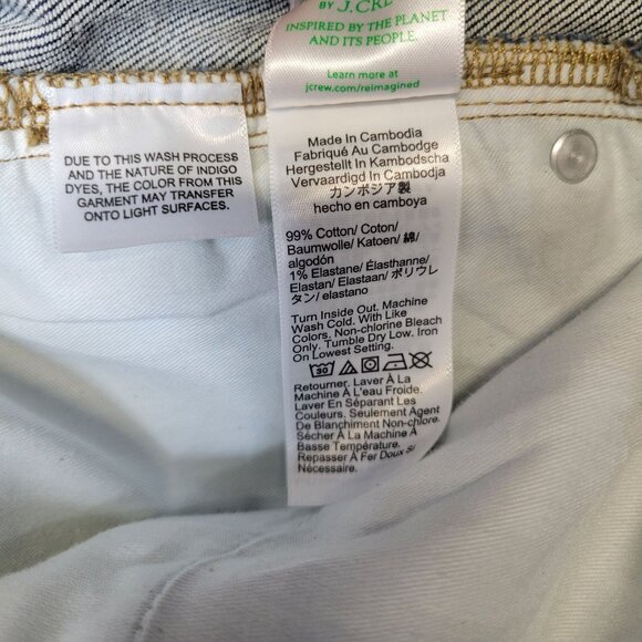 J. Crew Women's Size 33 Jeans 96' Slim Wide - Picture 7 of 7